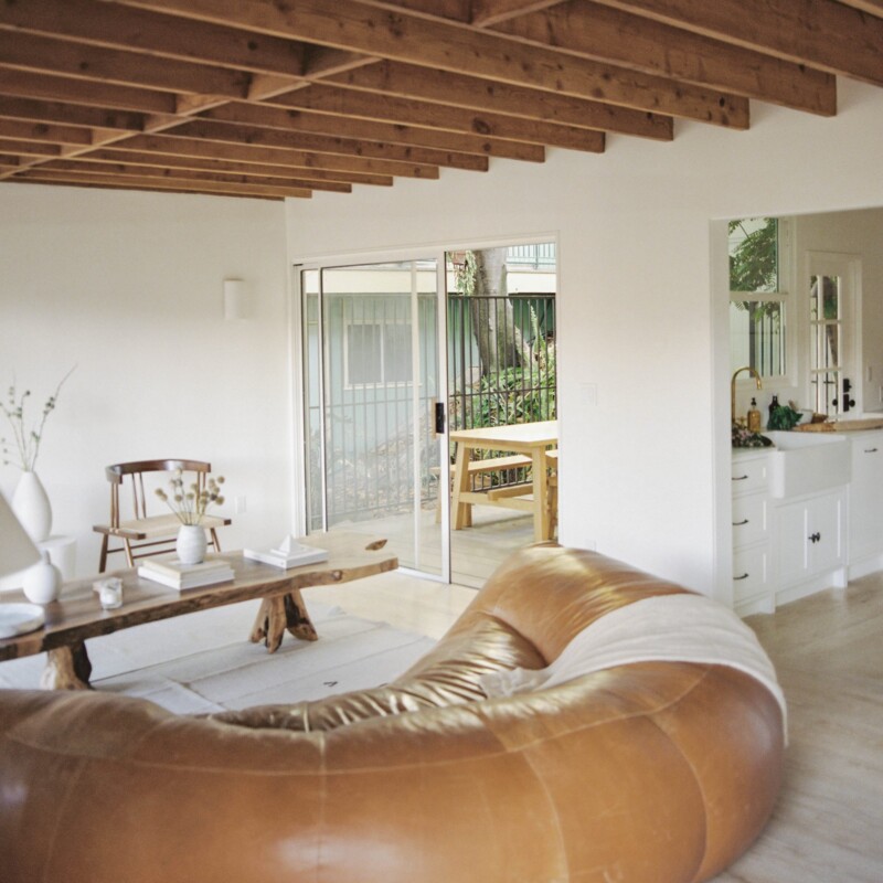 mid-century living room