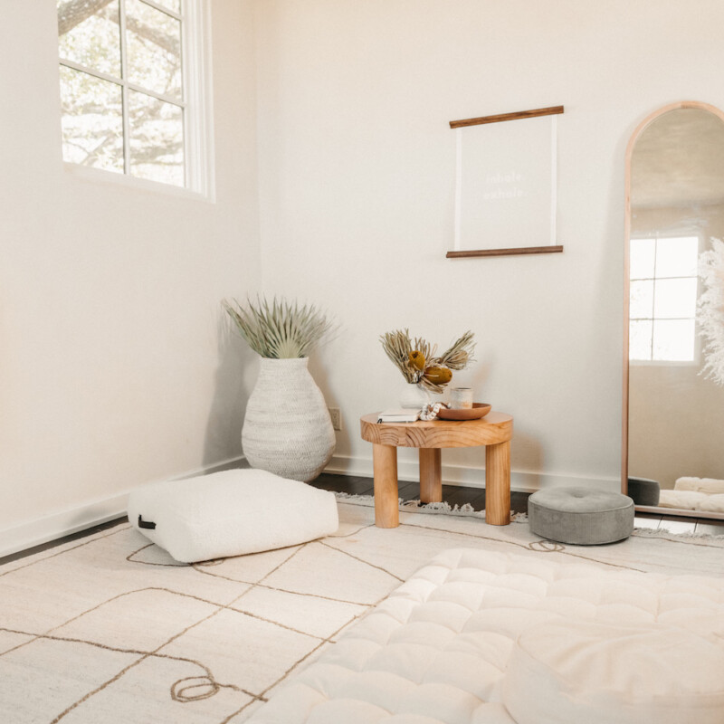 meditation room, camille's house