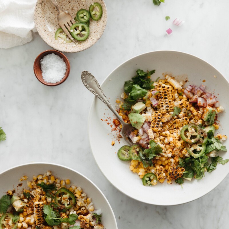 masala bhutta corn salad - summer salad