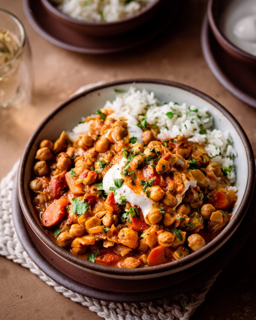 Nisha Vora Rainbow Plant Life Braised Indian Chickpea Stew Vegan