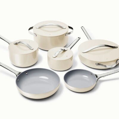 Caraway Deluxe Bundle Ceramic Best Non Toxic Cookware