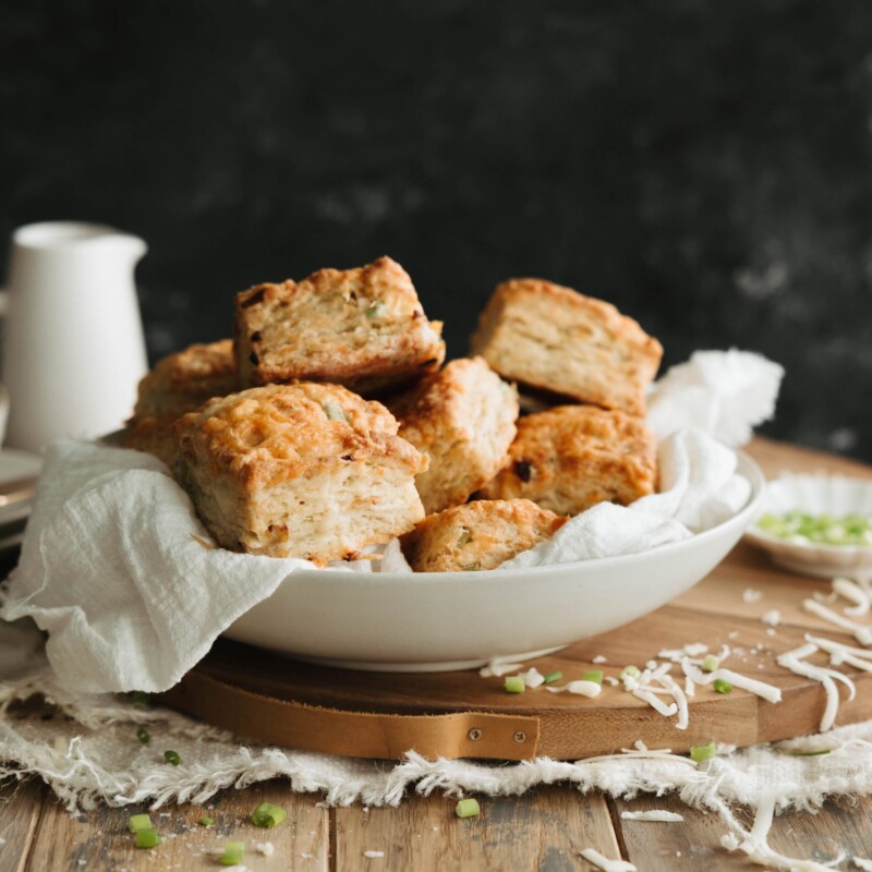 cheesy sour cream and onion biscuit recipe - thanksgiving sides