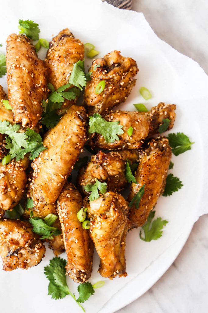 Baked Sesame Chicken Wings_gluten free dairy free appetizers