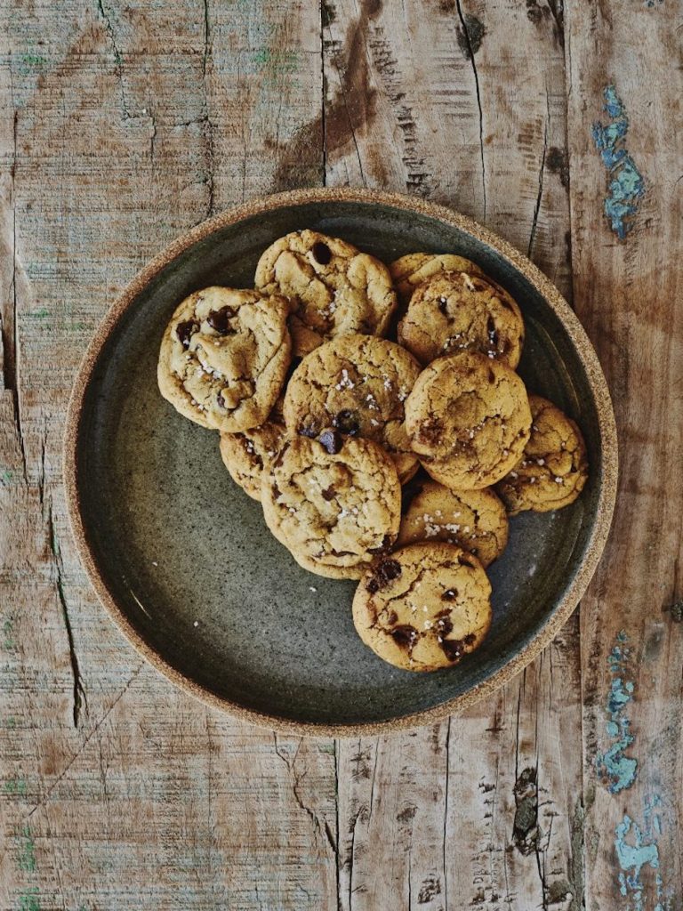 Chickpea Chocolate Chip Cookies With Tahini