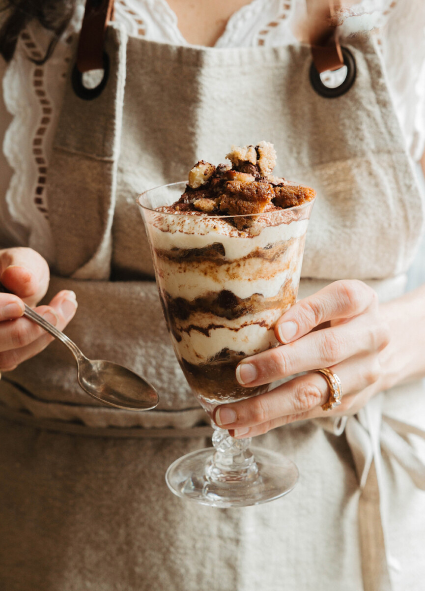 Chocolate chip cookie tiramisu.