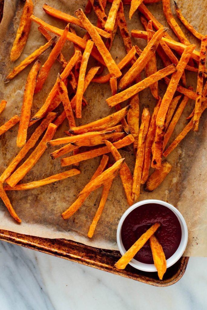 crispy baked sweet potato fries