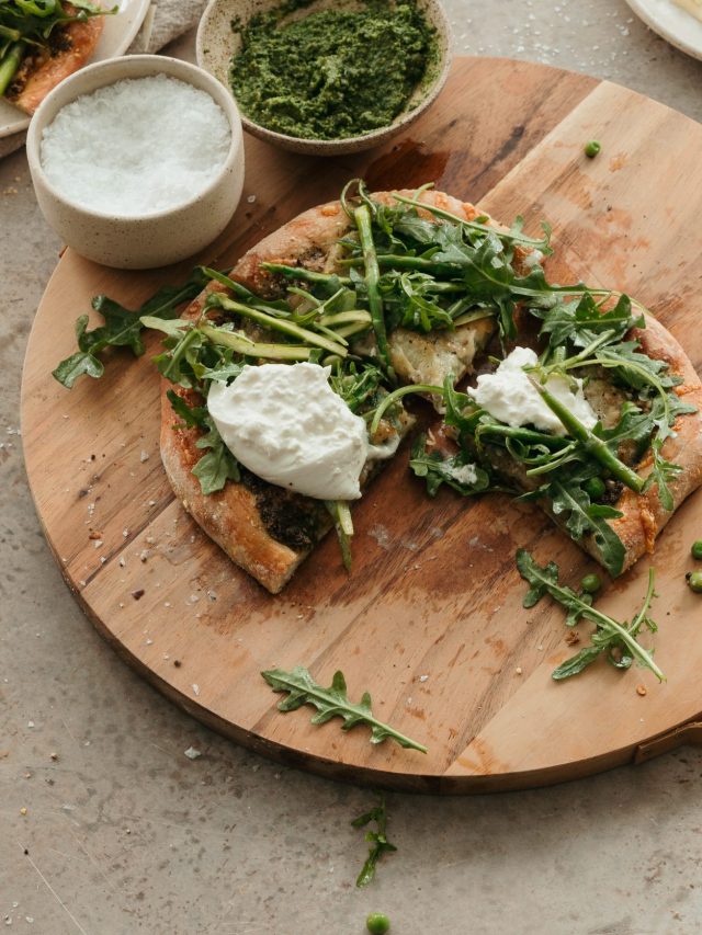 Spring Potato Pizza