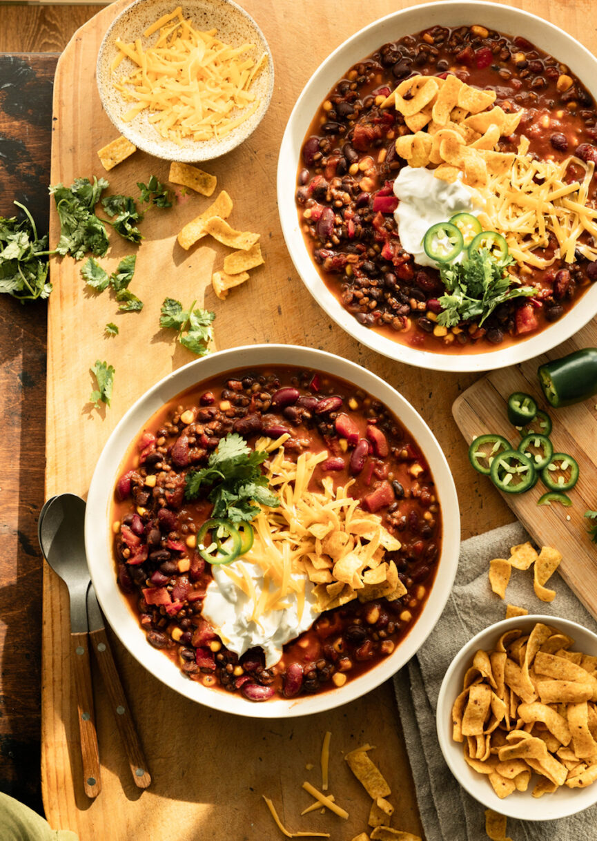 vegetarian lentil chili