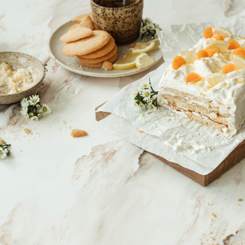 easy summer lemon icebox cake