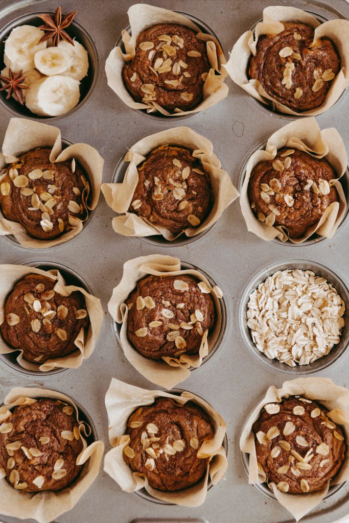 banana pumpkin muffins_healthy breakfast ideas