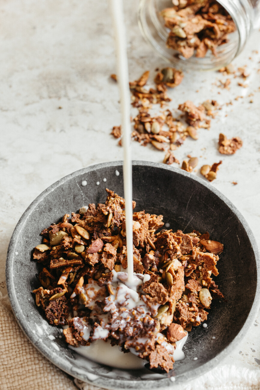 grain-free granola recipe_healthy late night snacks