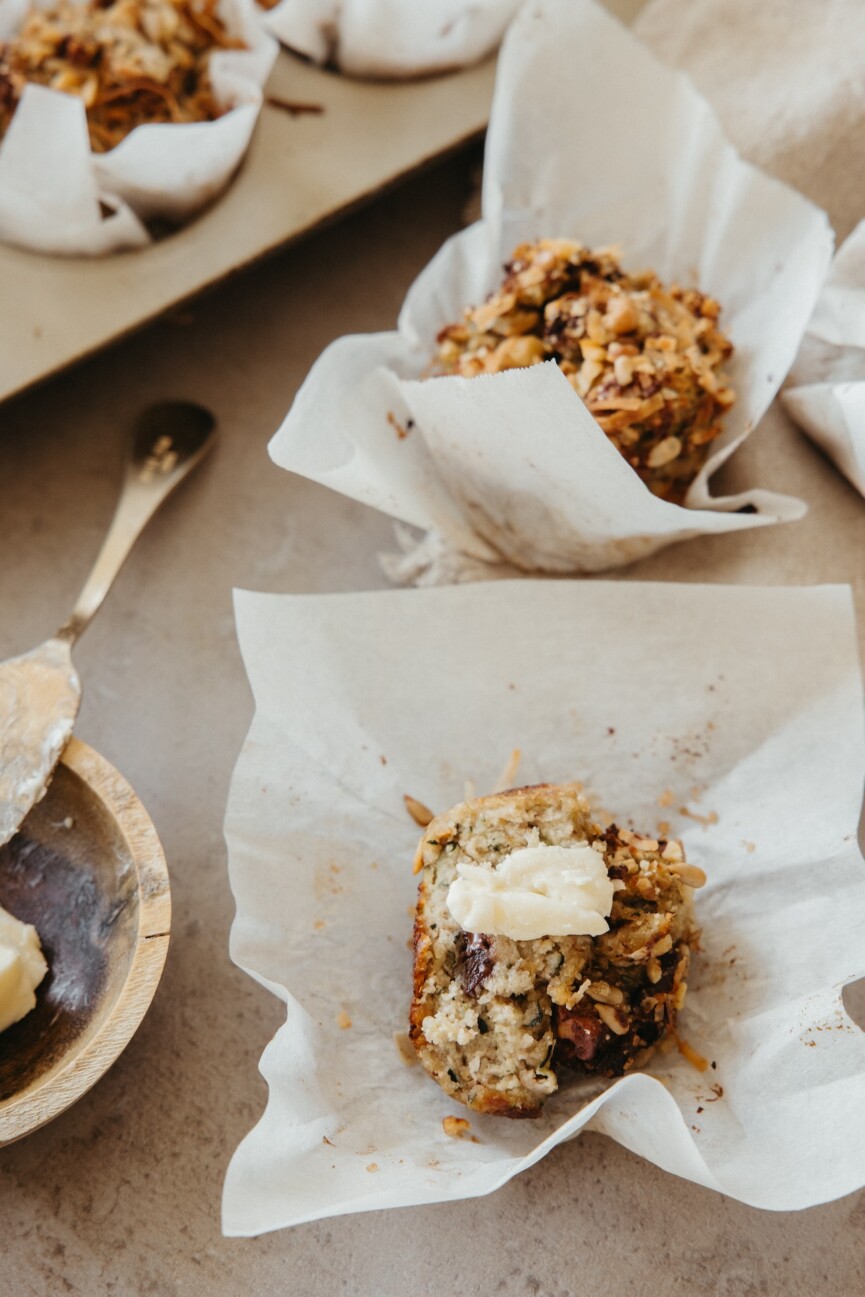 grain free zucchini muffins