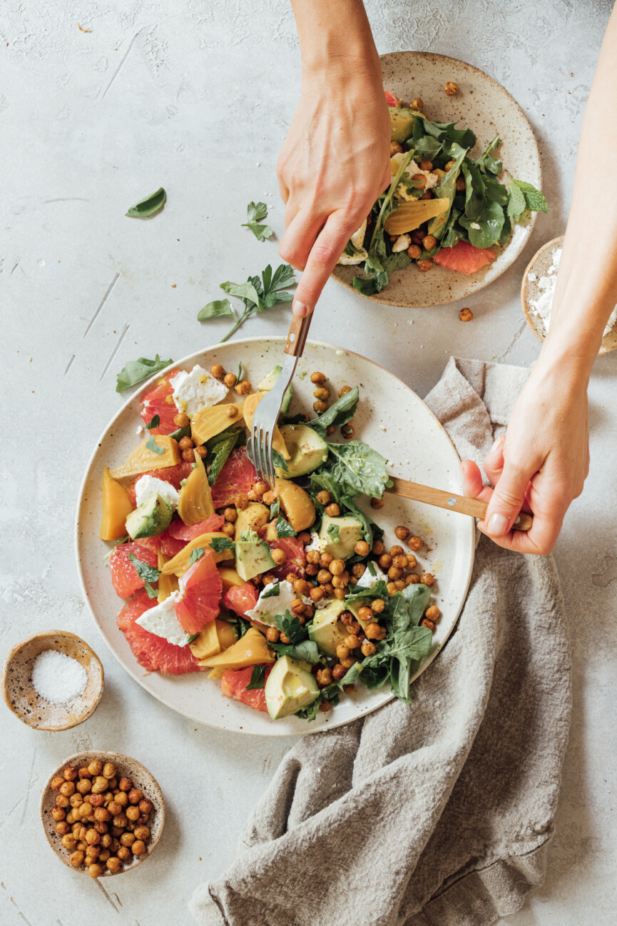 grapefruit avocado salad with golden beets_anti inflammatory breakfast