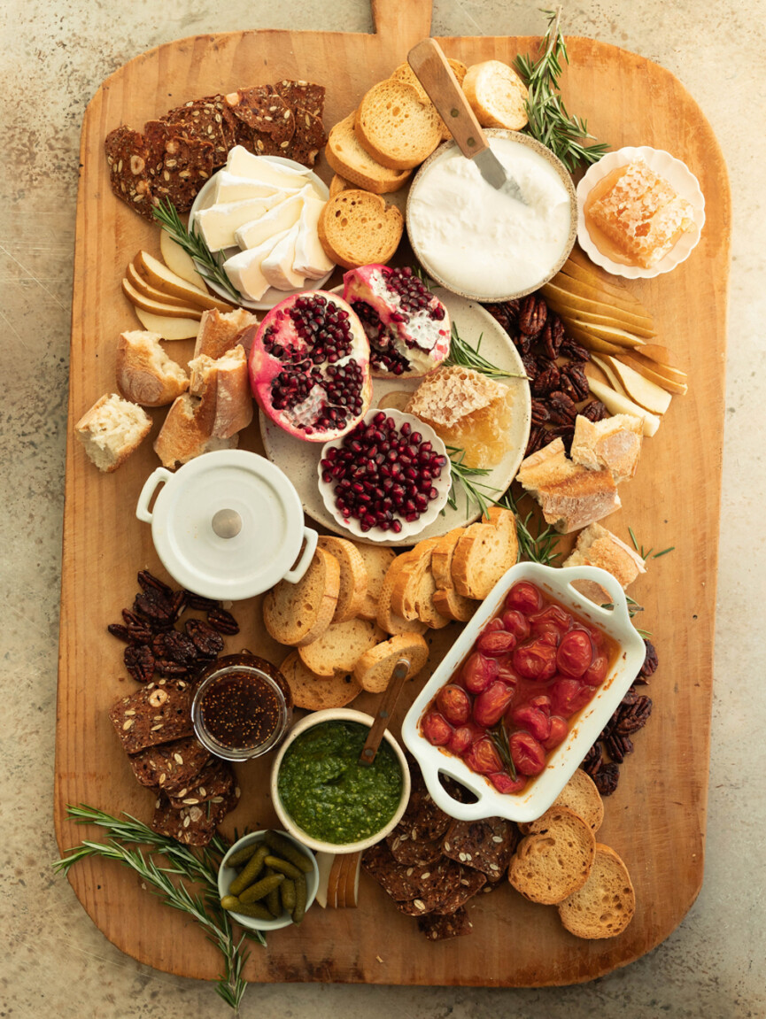 holiday bruschetta board