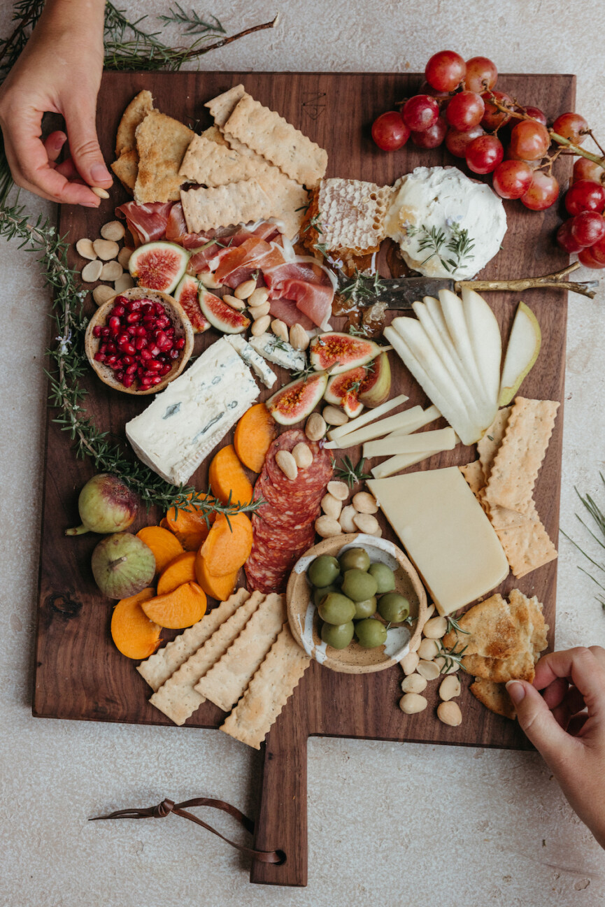 Holiday charcuterie board.