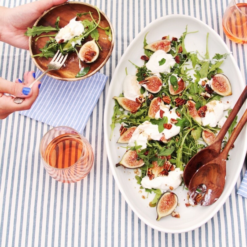 fig & burrata salad