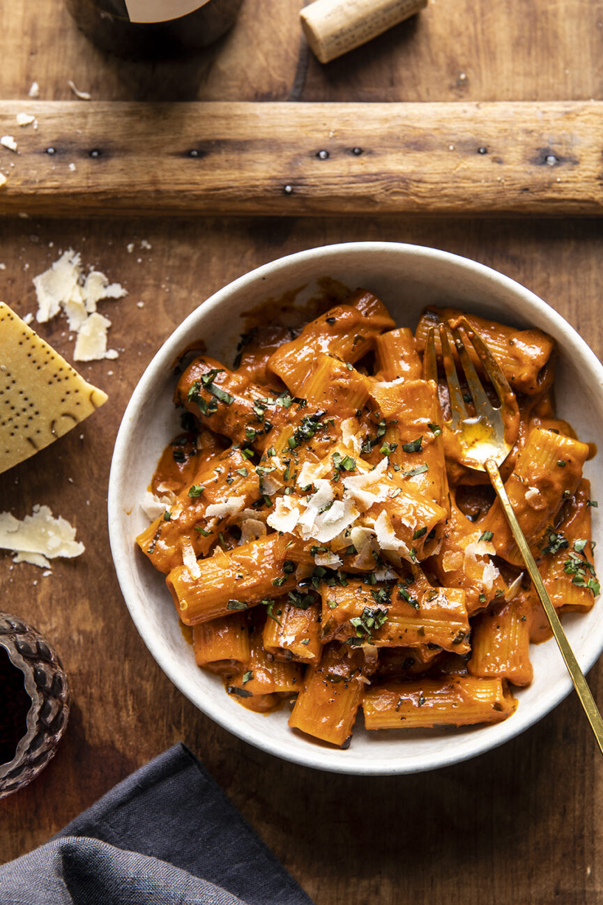 pesto pasta alla vodka