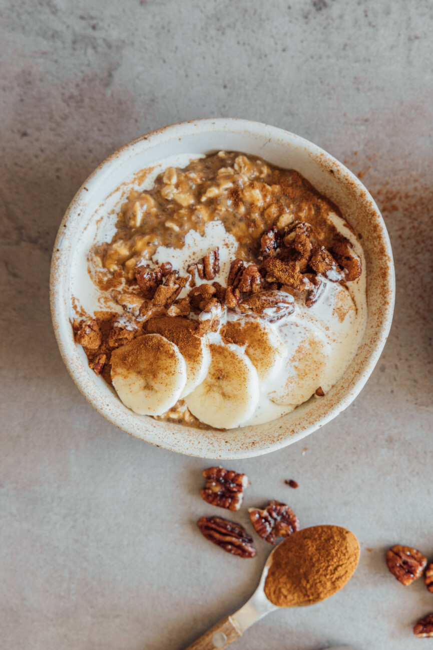 easy pumpkin overnight oats recipe