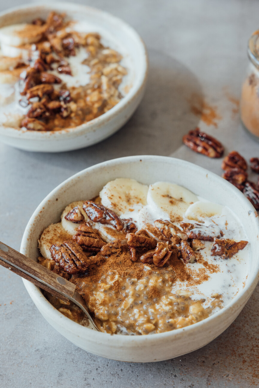 easy pumpkin overnight oats recipe