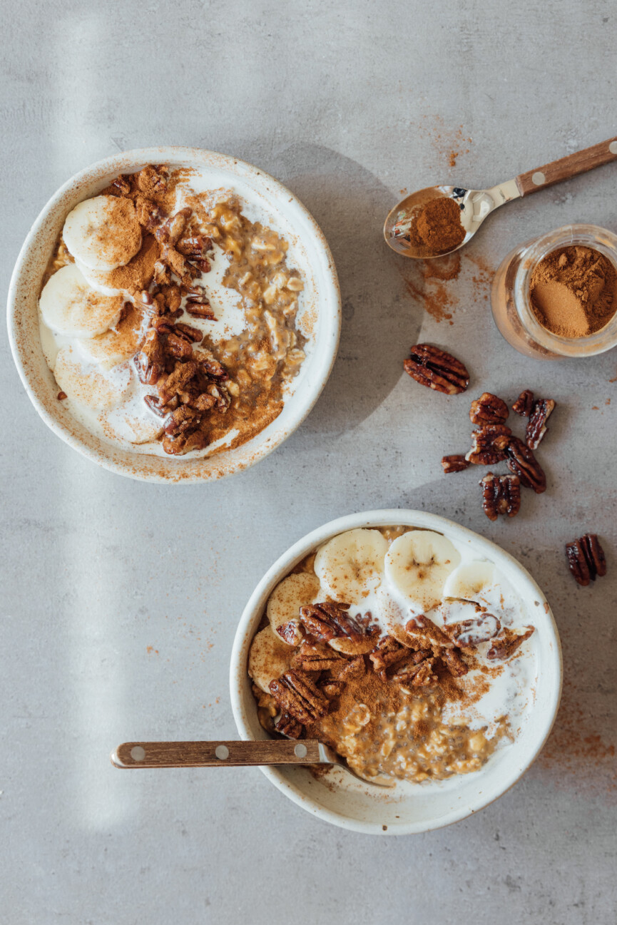 easy pumpkin overnight oats recipe