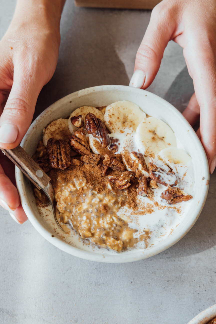 easy pumpkin overnight oats recipe