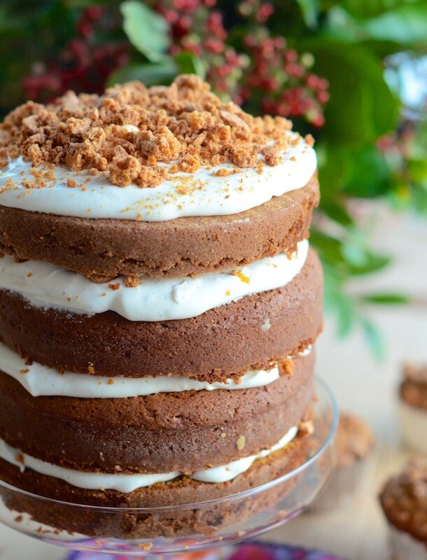 Pumpkin Tiramisu Cake | Camille Styles