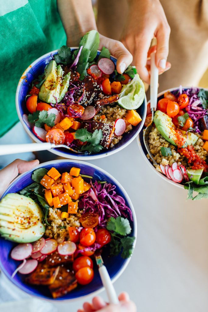 Rainbow Grain Bowl Potluck Party