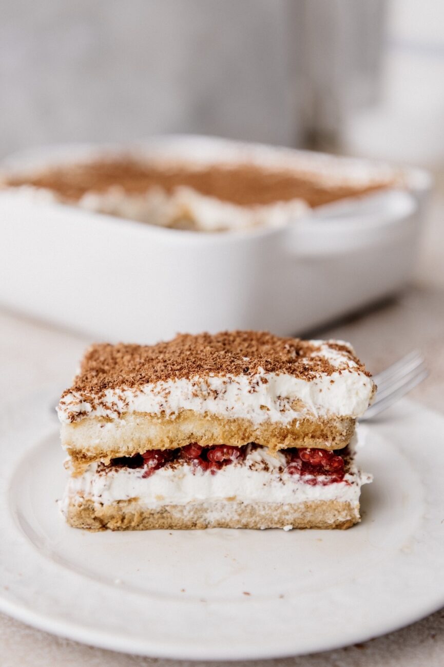 Raspberry Tiramisu