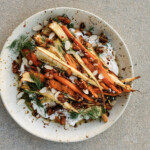 roasted carrots with yogurt sauce