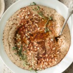 smokey eggplant dip - creamy fall appetizer