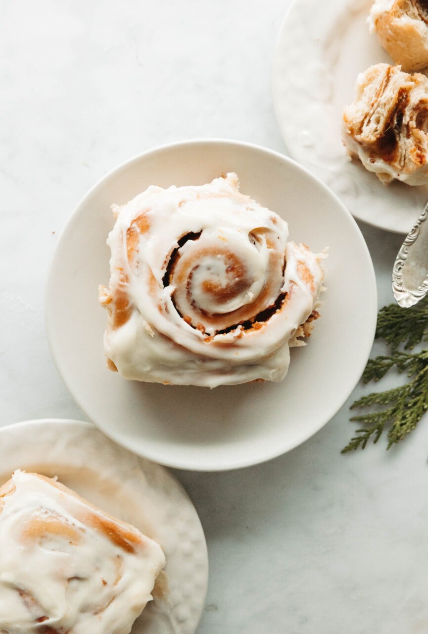 spiced orange date past cinnamon rolls