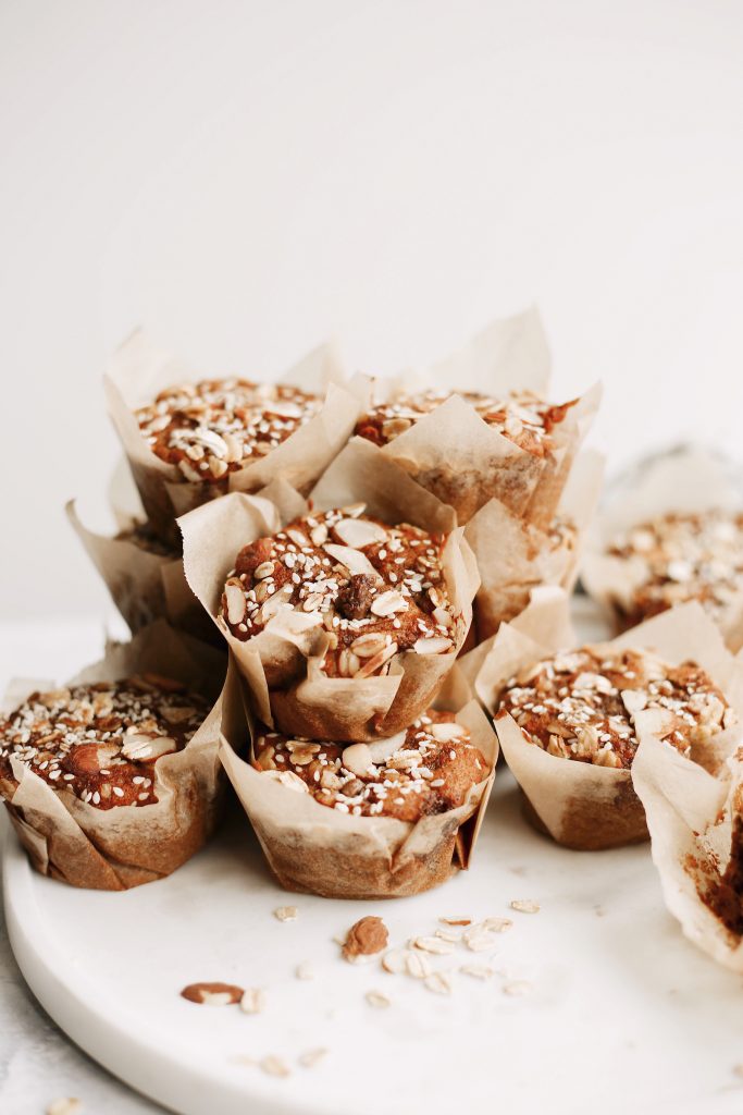 Vegan Nutty Banana Muffins