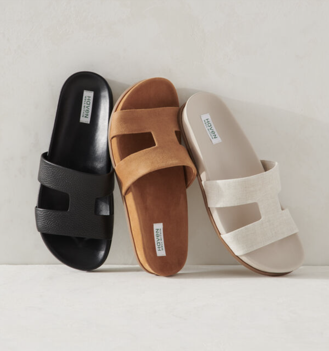 Pebbled Cutout Slides