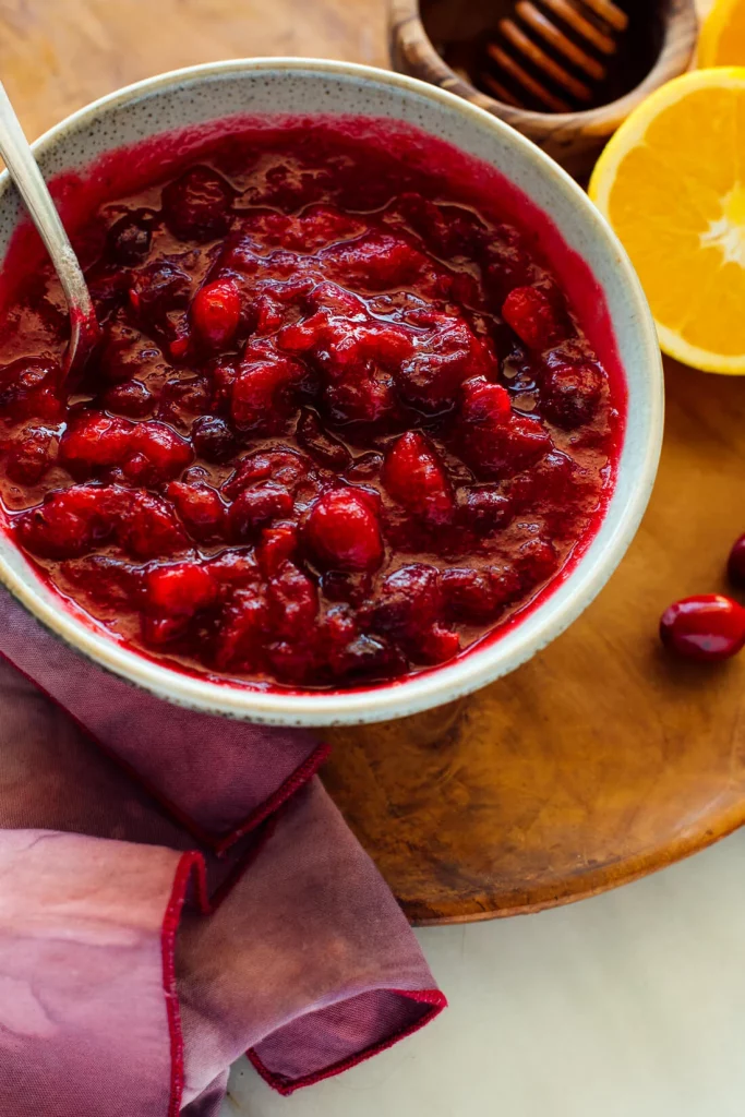 Naturally Sweetened Cranberry Sauce